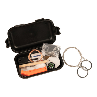 KPZ sada pro přežití Fosco Combat Survival Kit - černá
