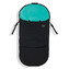 Zimní fusak Softshell Warm cocoon 4 v 1 Black / Mint; Barva: černá / zelená; Velikost: 95 x 47 cm
