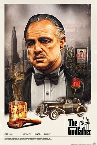 Plakát, Obraz - The Godfather, 61 × 91.5 cm