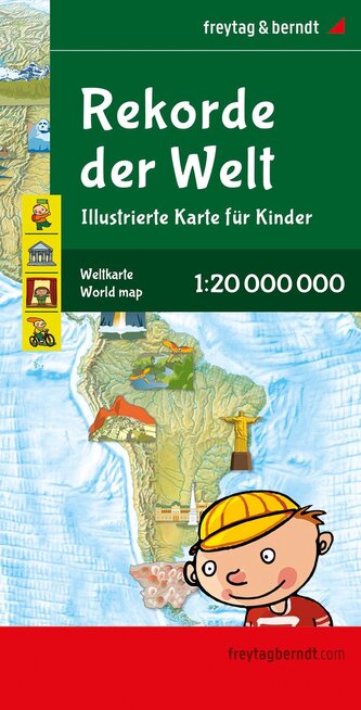 Weltkarte für Kinder, 1:22.000.000, gefaltet, freytag & berndt