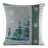 Vánoční polštář XMAS FOREST šedá 45x45 cm MyBestHome