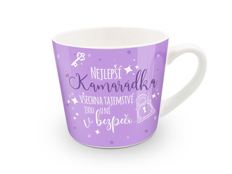 Nekupto Dárkový hrnek Nejlepší kamarádka - všechna tajemství jsou u ní v bezpečí
