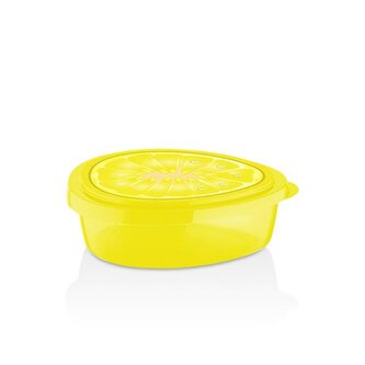 DÓZA NA POTRAVINY S VÍKEM 800 ML CITRÓN, PLAST