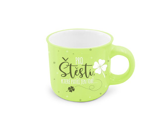 Nekupto Dárkový mini hrneček Pro štěstí, které patří jen tobě