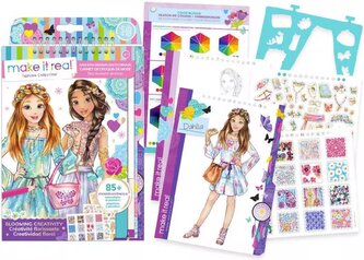 MAKE IT REAL Portfolio návrhářské Květiny kreativní set v krabici