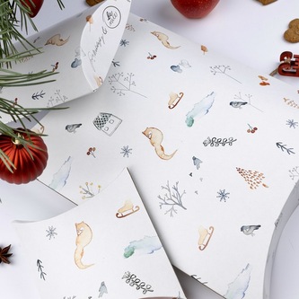 Be Nice Poetické vánoční krabičky na balení Velká krabička   33x26x7cm