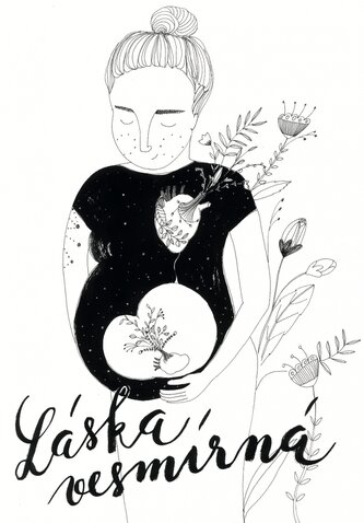 Be Nice Plakát Láska vesmírná A3 – 297 x 420