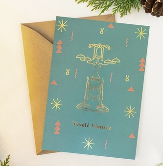 Be Nice EKO Přání vánoční Pelíšky - Stromeček