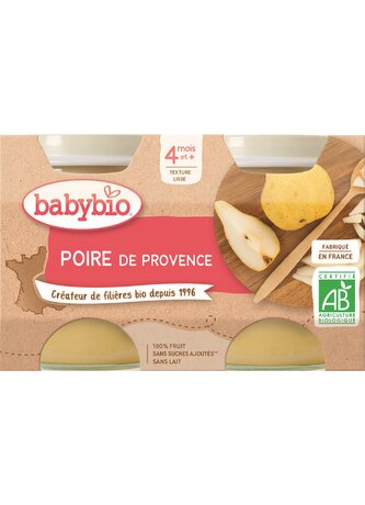 BABYBIO hruška 2x130 g