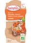 BABYBIO zelenina s kuřetem a quinoa 2x200 g