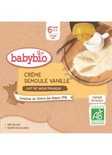 BABYBIO krém vanilka krupička 4x85g