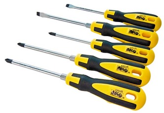 MAGG Profi - Sada šroubováků (2xPL, 2xPH, 1xPZ) - 5 ks