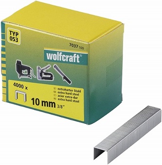 WOLFCRAFT - Spona široká čalounická typ 053, 11,2mm výška 10mm, 4000ks