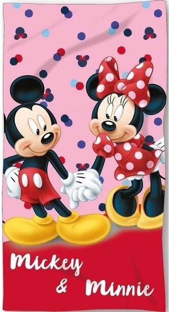 FARO Osuška Micro Mickey a Minnie  Polyester, 70/140 cm