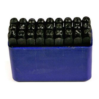 Razidla písmena 10mm - 27 ks