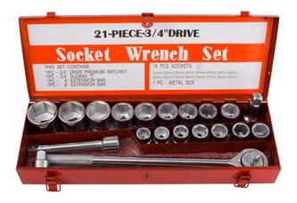 Gola sada 21 dílů - 3/4"