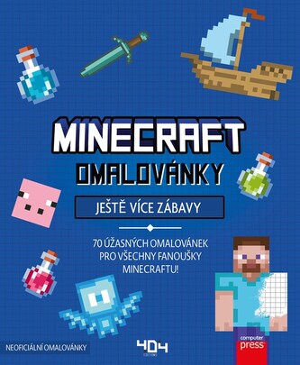 Omalovánky Minecraft – Ještě více zábavy Omalovánky Minecraft – Ještě více zábavy