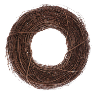 Proutěný věnec - průměr 40 cm, barva přírodní.