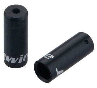 koncovka bowdenu Jagwire 3mm alu černá 50ks