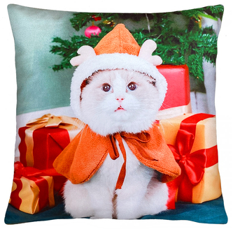 Vánoční polštář XMAS CAT I. 40x40 cm Mybesthome