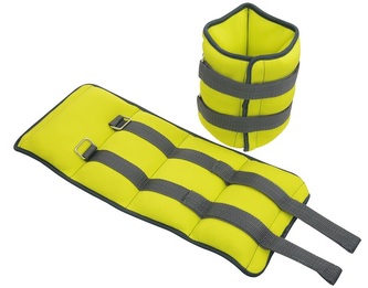 Neoprenová zátěž LIFEFIT® ANKLE/WRIST WEIGHTS 2 x 4,0kg, sv. zelená