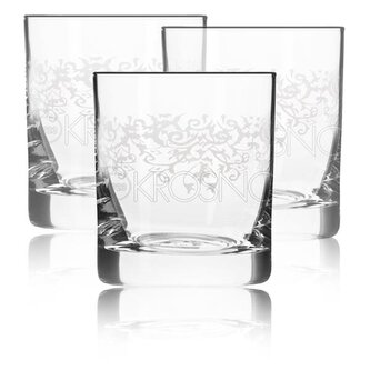 SZKLANKI DO WHISKY KRISTA DEKOR 8788 300ML 6SZT  -KRO
