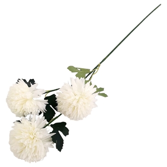 Chryzantéma krémová 63 cm