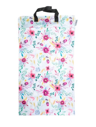 Bobánek Nepromokavá taška velká - Růžové květiny 1ks