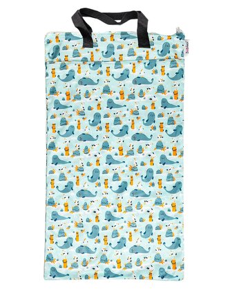 Bobánek Nepromokavá taška velká - Racek a tuleň 1ks