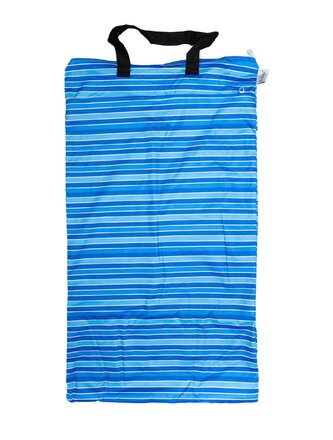 Bobánek Nepromokavá taška velká - Modré proužky 1ks