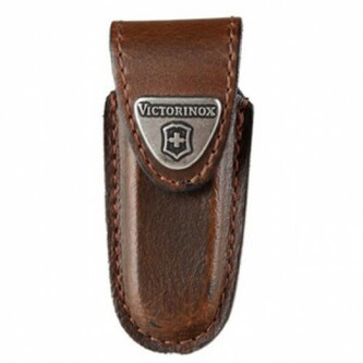 4.0531 Victorinox belt pouch, leather with Velcro-closure