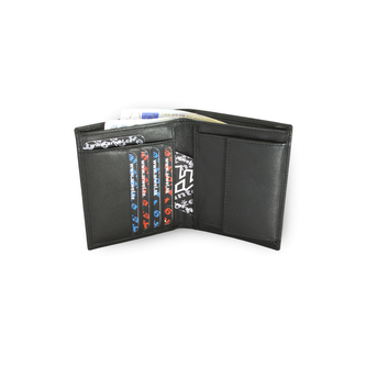 Pánská kožená peněženka Arwel 3221 - černá