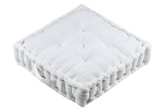 Sedací polštář na zem COLINE bílá 45x45 cm France