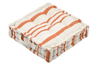 Sedací polštář na zem MANDUEL béžová 45x45 cm France