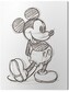 Obraz na plátně Mickey Mouse - Single, 2 cm - 40×50 cm