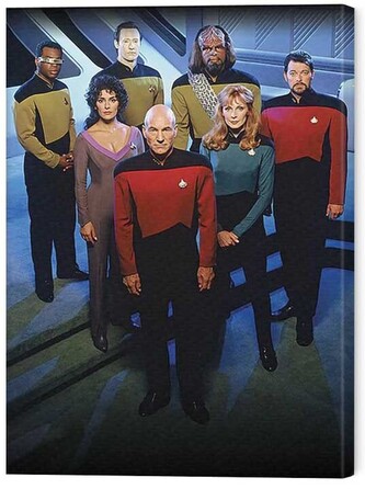 Obraz na plátně Star Trek: The Next Generation - Enterprise Officers, 2 cm - 60×80 cm