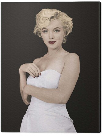 Obraz na plátně Marilyn Monroe - Pose, 2 cm - 60×80 cm