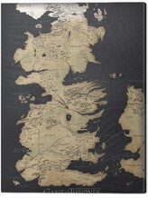 Obraz na plátně Game of Thrones - Map, 2 - 30×40 cm