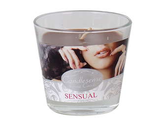Svíčka ve skle SENSUAL vonná 140g