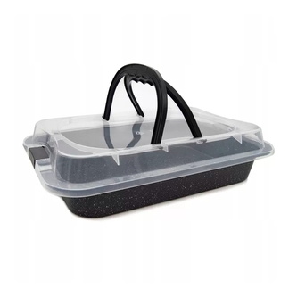 Plech pečicí 36x25cm nepřilnavý s poklopem  MEYERHOFF