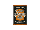 Nekupto Cedule 30x40 Harley-Davidson - Genuine Motorcycles Ribbon NA23360