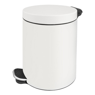 Koš odpadkový pedál nerez lak  5L  WHITE AWD1787