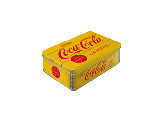 Nekupto Plechová dóza plochá Coca-Cola (Žluté logo) NA30725