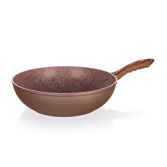 BANQUET Pánev WOK s nepřilnavým povrchem SMART STONE Brick 28 x 5,3 cm