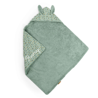 MOULIN ROTY Dětský ručník s oušky šalvějový Trois Petits Lapins MOULIN ROTY Dětský ručník s oušky šalvějový Trois Petits Lapins