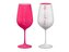 sklen. 550ml, 2ks, LOVE, růžový Crystalex, 40729/550/K0821, DB