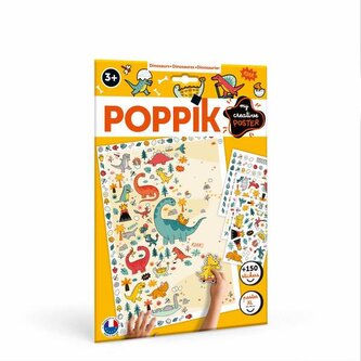 POPPIK Kreativní samolepková sada Dinosauři