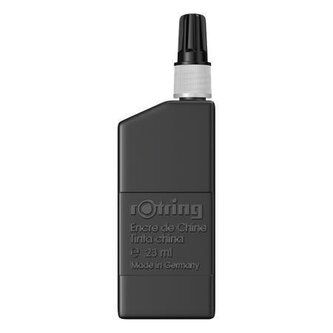 Tuš "Isograph", černá, 23 ml, ROTRING NRR0194660