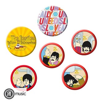 Plackový set The Beatles - Yellow Submarine