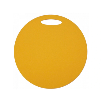Sedátko kulaté 1-vrstvé Yate (podsedák) průměr 35 cm - žluté